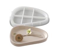 Vassoio ovale in silicone portatile con motivo amore di grande capacità, per servizi di ristorazione e decorazioni natalizie riutilizzabile