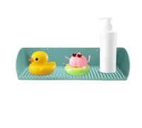 Vassoio Paraspruzzi Per Vasca Da Bagno - Paraspruzzi Per Vasca In Silicone, Supporto Per Giocattoli Da Bagno Per Bambini | Vassoio Paraspruzzis Laterale Per Vascas Da Bagnos, Supporto Per Giocattoli D