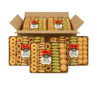 Vassoio Pasticceria Assortita Dolci Secchi Misti - Biscotti Frollini Vari Gusti - Idea Regalo Elegante - Confezione da 1, 3 o 6 Vassoi da 700g - Prodotto da Forno Italiano (6 vassoi da 700g)