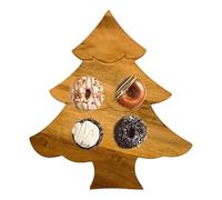 Vassoio per albero di Natale, Vassoio da portata per albero di Natale, Tagliere di salumi di Natale, Vassoio a forma di albero di Natale, Vassoio da portata in legno, di legno di