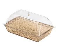 Vassoio Per Alimenti, Design Elegante E Pratico, ABS, Vassoio Da Portata Con Scomparti E Coperchio,piattoPer Feste, Organizzazione Alimentare Versatile, Per Frutti Di Mare, Verdura, Frutta, Gamberet