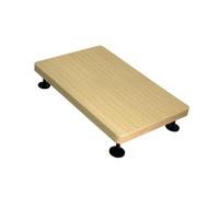 Vassoio per altoparlanti in legno e metallo, per una maggiore stabilità, ottimizzazione del suono, piattaforma desktop progettata