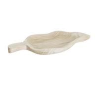 Vassoio per aperitivi DKD Home Decor Marrone Chiaro Naturale Tropicale Foglia