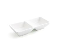 Vassoio per aperitivi Quid Select Bianco Ceramica 15 x 7 cm [12 Unità] [Pack