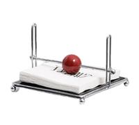 Vassoio per asciugamani per ospiti, portatovaglioli quadrati e dispenser di fazzoletti per asciugamani di carta, vassoio organizer in metallo in stile medievale, porta tovaglioli quadrato, dispenser