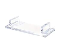 Vassoio per bagno - per piano di lavoro cucina, organizer di stoccaggio trasparente antiscivolo per candele, decorazioni, sottosapone e