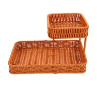 Vassoio Per Bancone Della Cucina Cestino Portaoggetti Intrecciato