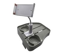 Vassoio Per Bevande Da Piscina - Vassoio Per Vasca Resistente, Portabicchieri E Telefono A Bordo Piscina 3 In 1, Portabevande Regolabile | Accessorio Spa Antiscivolo Per Snack Di Frutta, Piscine E Bal