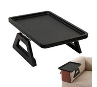 Vassoio per braccioli del divano, in legno, da fissare, antiscivolo | Vassoio portatile per braccioli da divano, per seduta, bevande, lato letto, soggiorno, lavoro, cibo, colazione, caffè, snack