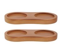 Vassoio per brunitore di pepe, 2 pezzi, vassoio in legno, smerigliatrice per