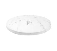 Vassoio per buffet 'Asami Ware' Ø 32 x 1,7 cm Simil Marmo Bianco Melammina