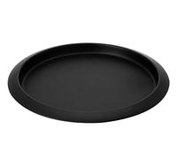 Vassoio per candele in metallo, 35 cm, colore: nero