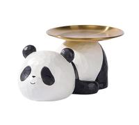 Vassoio per chiavi e portafoglio - simpatico panda - organizzatore in resina - vassoio per chiavi e portafoglio | Panda Decor Dish, Animal Catchall vassoi per ingresso, scrivania ufficio, comò Top