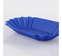 Vassoio per chicchi di caffè per degustazione e pesatura, recipiente dosatore di precisione per set di accessori da barista, materiale PP 22 x 13,5 cm (blu)
