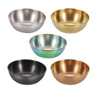 Vassoio per condimenti in acciaio inox, perfettamente progettato per contenere una varietà di condimenti a casa o al ristorante (argento)