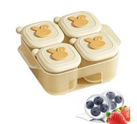 Vassoio per congelare cubetti di cibo Contenitore Antigoccia | Contenitore Conservazione Cibo Bambini Adatto A Genitori Mamme Latte Materno Yogurt Asilo Casa Cucina Sala