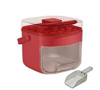 Vassoio per congelatore - Scatola per la produzione di cubetti di, strumento per la produzione di antiaderente con design a pressa con maniglia e coperchio per la vita quotidiana,