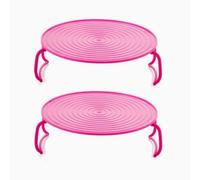 Vassoio per cottura bacon nel microonde, supporto pieghevole in plastica per microonde, ideale per la cottura di snack surgelati; accessorio da cucina adatto all'uso sia in forni tradizionali che a