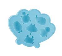 Vassoio per creature acquatiche 6 cavità Facile sformatura per preparare bevande Blocco congelamento per animali marini cioccolato