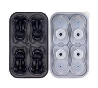 Vassoio per cubetti congelati per cani, stampo per cubetti congelati per | Creatore di palline di ghiaccio in silicone a rilascio fa