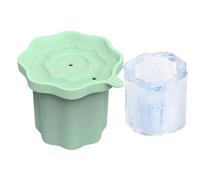 Vassoio per cubetti di ghiaccio a forma di cilindro, flessibile, riutilizzabile, facile da staccare, per cocktail, caffè, bevande, tè, cucina, feste, bevande, cibo, campeggio, cioccolato, caramelle