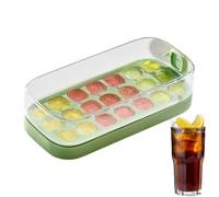 Vassoio Per Cubetti Di Ghiaccio Con Coperchio | 21 Griglie In Silicone Con Coperchio Per Vassoio Ghiaccio | Contenitore Flessibile Per Modellare Cibo Per Cocktail Whiskey Caffè Bevande Frigo