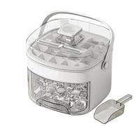Vassoio per cubetti di ghiaccio con coperchio antiaderente | Cestino refrigerante per cucina, feste, picnic, campeggio, vita quotidiana