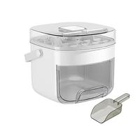 Vassoio per cubetti di ghiaccio con coperchio - Congelatore di tipo push, in silicone - Vassoio non strato rivestito con manico per cucina, picnic all'aperto, uso quotidiano della vita, congelatore