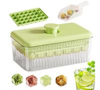 Vassoio per cubetti di ghiaccio con coperchio per congelatore, stampo per cubetti di ghiaccio con coperchio per congelatore, accessorio da cucina per preparare bevande fredde come succhi, vino, caffè