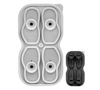 Vassoio per cubetti di ghiaccio cubi | Stampi in silicone per di qualità alimentare, facile sformatura, accessori da uomo, gadget da cucina design ergonomico per Whisky, Congelatore, Cocktail