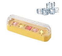 Vassoio per cubetti di ghiaccio formato blocco | accessorio da cucina impilabile | Stampo per cubetti di ghiaccio riutilizzabile per congelatore | per Whisky Borbon Vino Feste libero campeggio