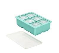Vassoio per cubetti di ghiaccio in silicone anti-perdite, grande capacità, vassoio per congelatore, per pic-nic, vacanze, ricevimenti, whisky, cocktail, caffè, vino e caffè