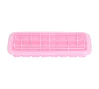 Vassoio per cubetti di ghiaccio in silicone con coperchio 24 griglie riutilizzabile per stampi per ghiaccio per cocktail Whiskey Pink