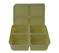 Vassoio per cubetti di ghiaccio in silicone con coperchio per una facile rimozione e prevenzione degli odori, design salvaspazio per casa, cucina o ufficio, sala pausa essenziale