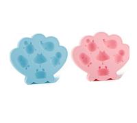 Vassoio per Cubetti di Ghiaccio In Silicone con Simpatiche Forme di Vita Ma4127