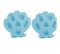 Vassoio per Cubetti di Ghiaccio In Silicone con Simpatiche Forme di Vita Ma6254