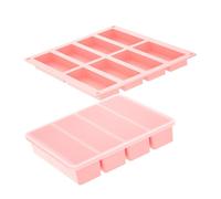 Vassoio per cubetti di ghiaccio in silicone Stampi in silicone multifunzione Forma rettangolare Cubetti di ghiaccio Maker Cubetti di ghiaccio Vassoio per cubetti di ghiaccio Stampi per cubetti di