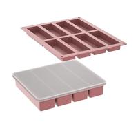 Vassoio per cubetti di ghiaccio in silicone Stampi in silicone multifunzione Forma rettangolare Cubetti di ghiaccio Maker Cubetti di ghiaccio Vassoio per cubetti di ghiaccio Stampi per cubetti di