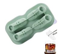 Vassoio per cubetti di ghiaccio, stampo in silicone per alimenti, gadget da cucina a forma di , contenitore a rilascio facile, per congelare, whisky, cocktail, bevande fredde