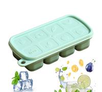 Vassoio Per Cubetti Di - Vassoio Per In Silicone 15x7x4 Cm, Per Riutilizzabili Per Congelatore, Macchina Per Cubetti Di Quadrati, Stampo Flessibile Per Cubet