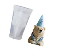 Vassoio per cubetti ghiaccio a forma animale adorabile Stampi in silicone Strumento da cucina creativo per riunioni famiglia Vassoio per cubetti congelamento per bevande estive