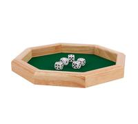 Vassoio per Dadi Ottagonale - Scatola Pieghevole da 10x10 pollici, Tappetino per Giochi da Tavolo RPG, Gioco da Viaggio, Accessorio Multifunzionale, Superficie di Gioco Resistente | Divertimento per F