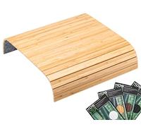 Vassoio per divano in bambù, antiscivolo, per tutti i braccioli, colore naturale scuro si adatta a qualsiasi interno. (Light brown)