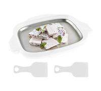 Vassoio per e yogurt, rullo per istantaneo, vassoio per fatto in casa con 2 spatole, rullo per istantaneo per la creazione di , yogurt, sorbetto, sorbetto