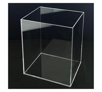 Vassoio per fotografia in acrilico, bacino trasparente per acque profonde e poco profonde, altezza 9,9/7,9/30 cm, oggetti di scena per fotografia pubblicitaria cosmetica (25 x 25 x 20 cm)