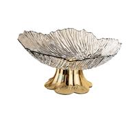 Vassoio per frutta con piedistallo, portatile, pratico, decorativo, da tavolo,