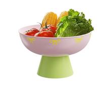 Vassoio per frutta | Vassoio per frutta secca con scarico, cestino antigoccia creativo decorazione da scrivania per sala da pranzo, soggiorno, cucina, fattoria, casa, buffet, campeggio all'aperto e
