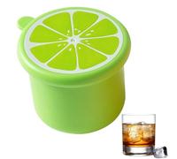 Vassoio per ghiaccio cilindrico - grande stampo per cubetti di ghiaccio, stampo per congelatore a rilascio facile | Vassoio per ghiaccio con coperchio per cocktail, whisky, bevande refrigerate, cucina