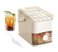Vassoio Per Ghiaccio Con Coperchio E Contenitore,Prodotto Per Cubetti Ghiaccio Con Coperchio Congelatore | Accessori Cucina Strumenti Preparazione Bevande Fredde Facile Rimozione