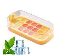 Vassoio Per Ghiaccio Con Coperchio, Vassoio Riutilizzabile Con Coperchio, Contenitore Flessibile Per Modellare Cibo Per Cocktail Whiskey Caffè Bevande Frigo